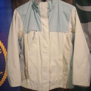 GAP Kids Blue and Cream Snow Jacket